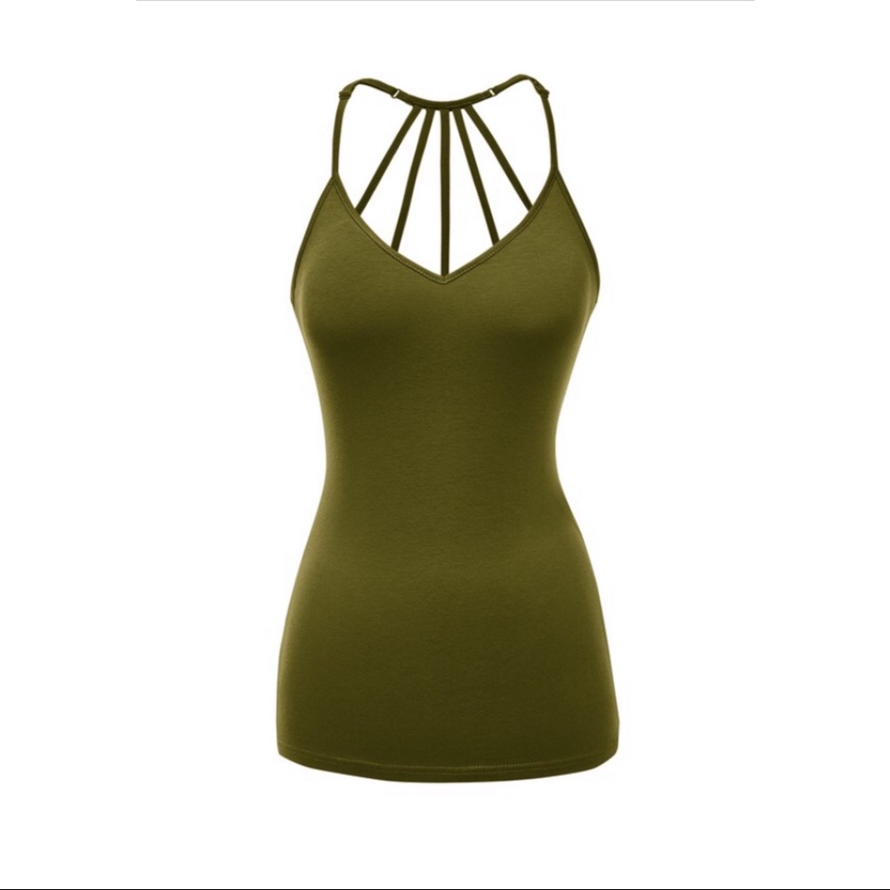 Army Green Tank Top